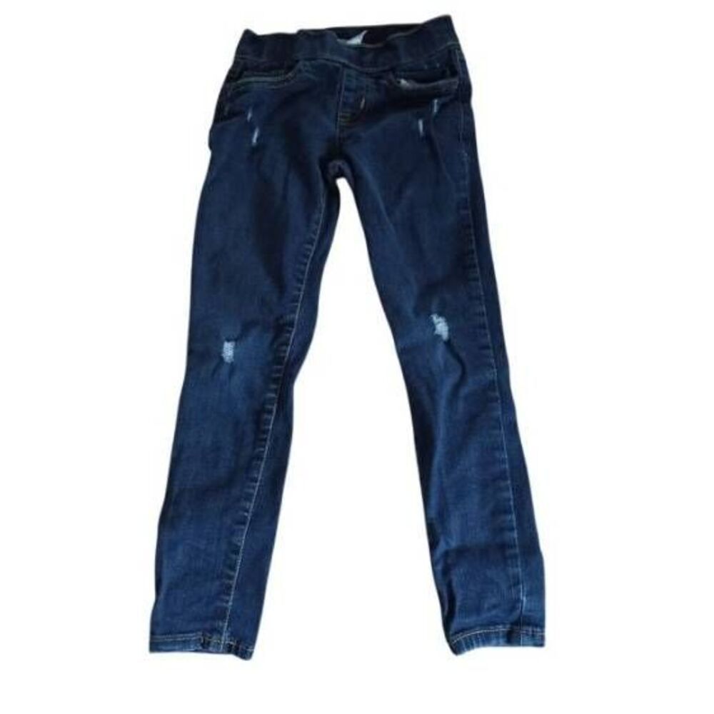Girl's Size 6 Lot of 7 Jeans and Top Bundle Old Navy Cat & Jack Jak & Peppar